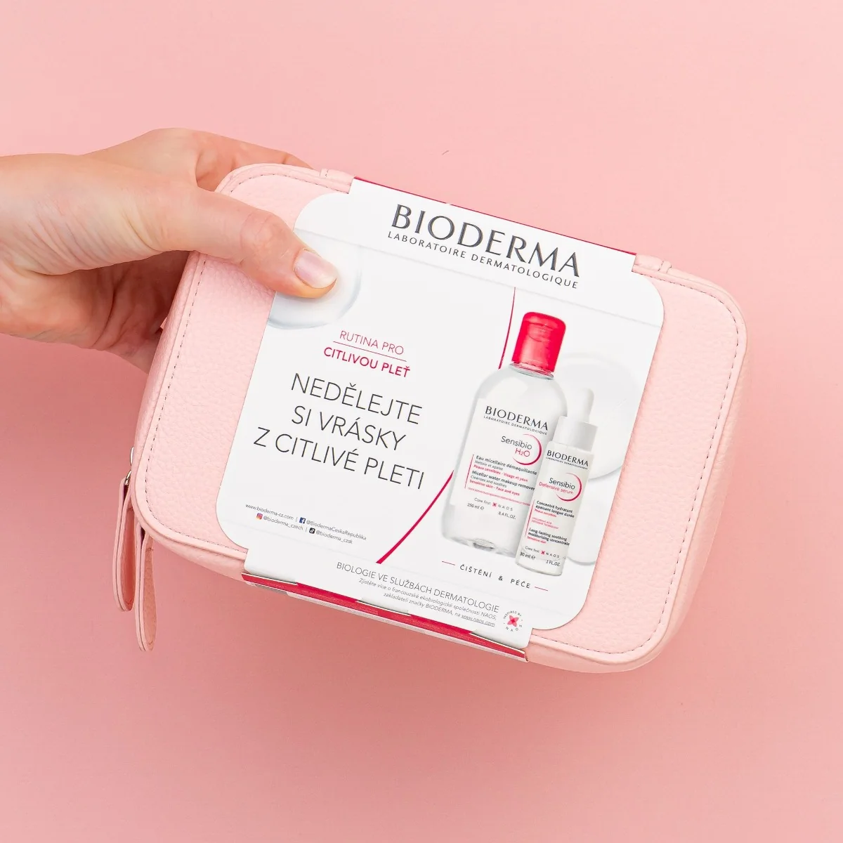 BIODERMA Sensibio Sada na citlivou pleť a vrásky dárkový balíček 2 ks