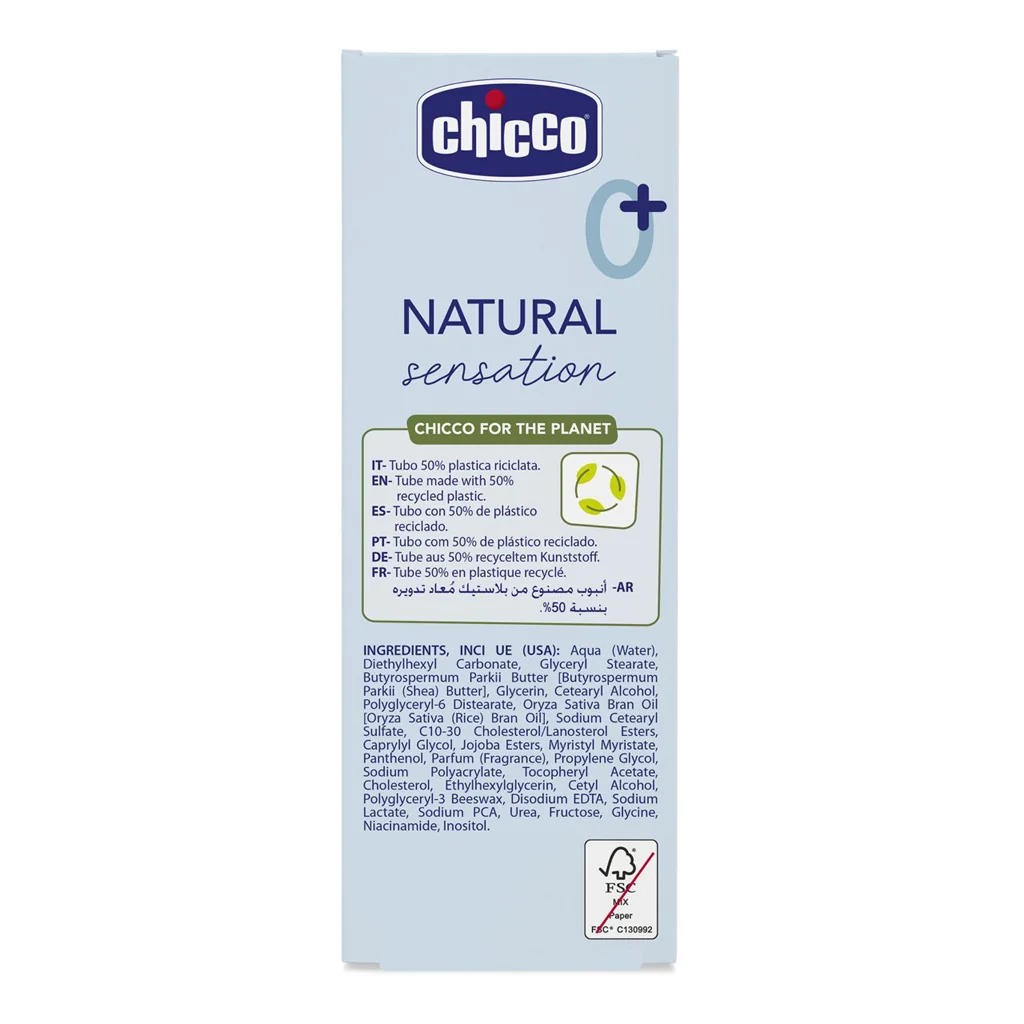 Chicco Krém na dětskou tvář Natural Sensation 0m+ 50 ml