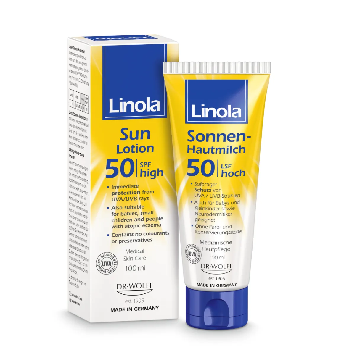 Linola Sun Lotion SPF 50 100 ml