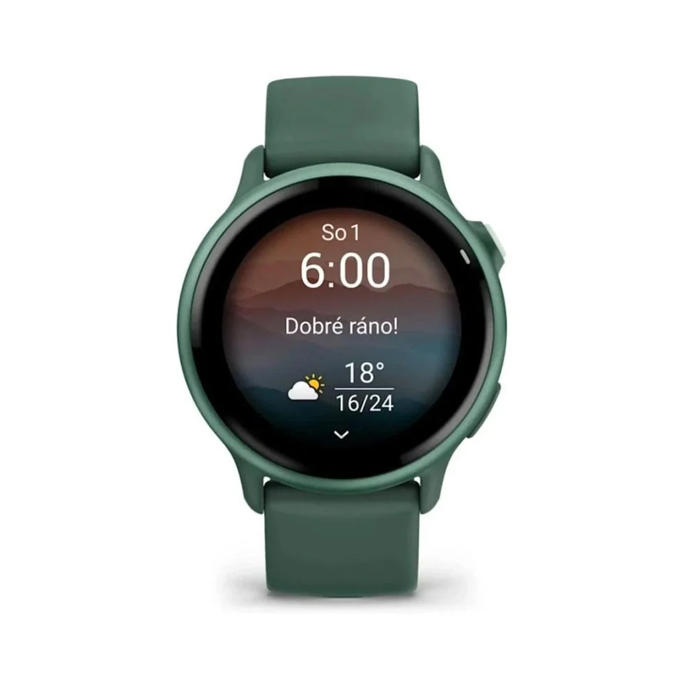 Garmin Vívoactive 6 chytré hodinky Metallic Jasper Green