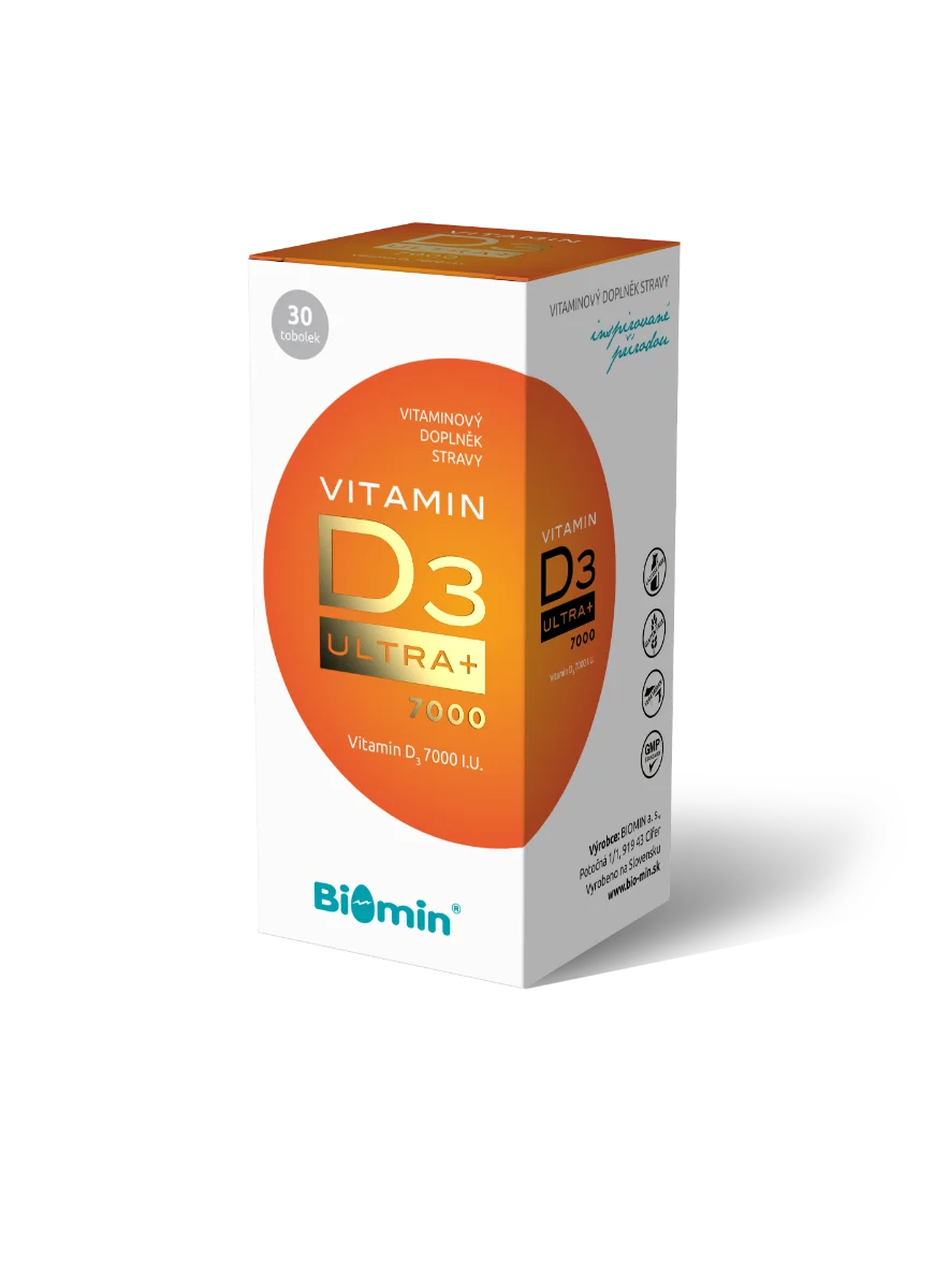 Biomin Vitamin D3 ULTRA+ 7 000 I.U. 30 tobolek