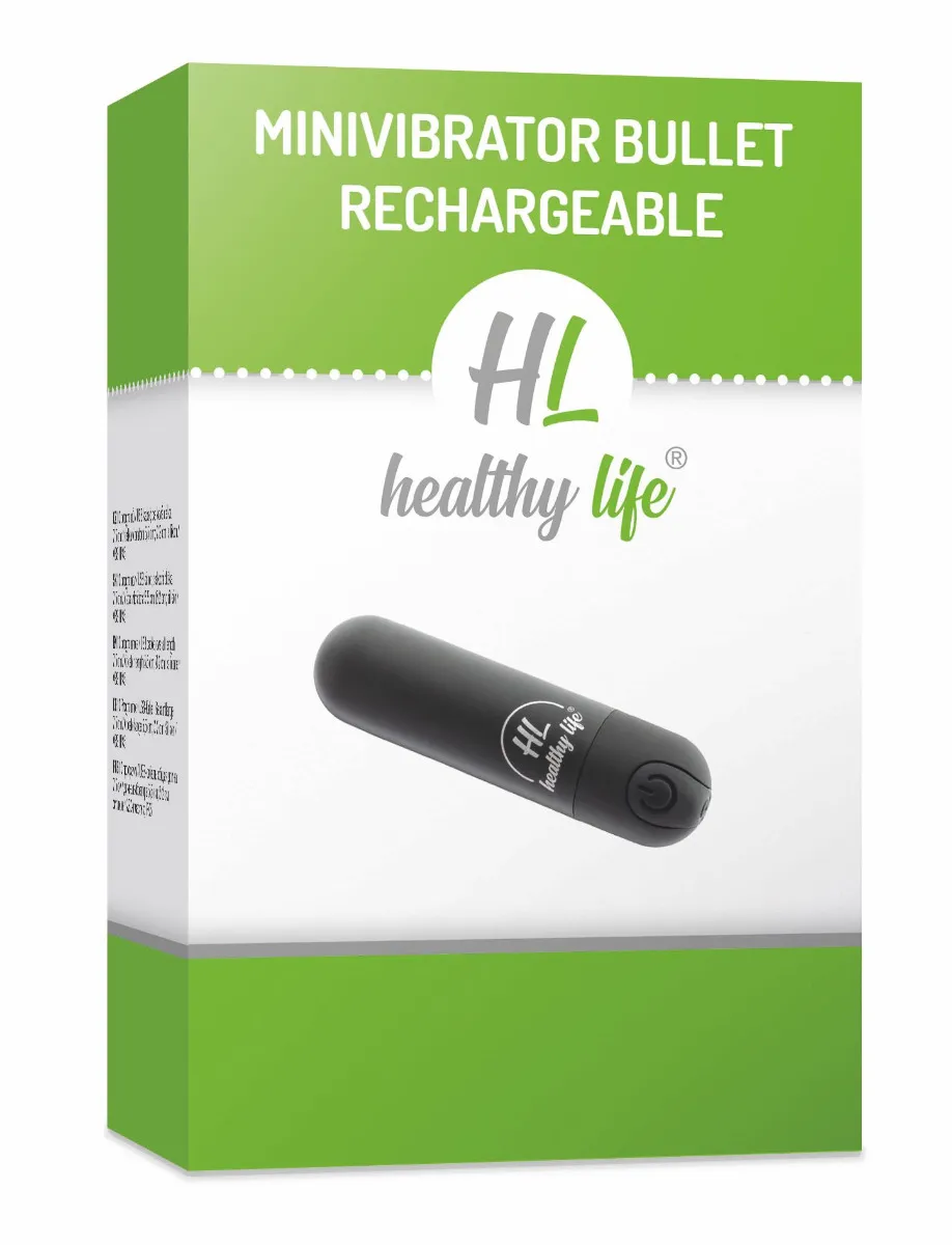Healthy life Minivibrator Bullet Rechargeable black 