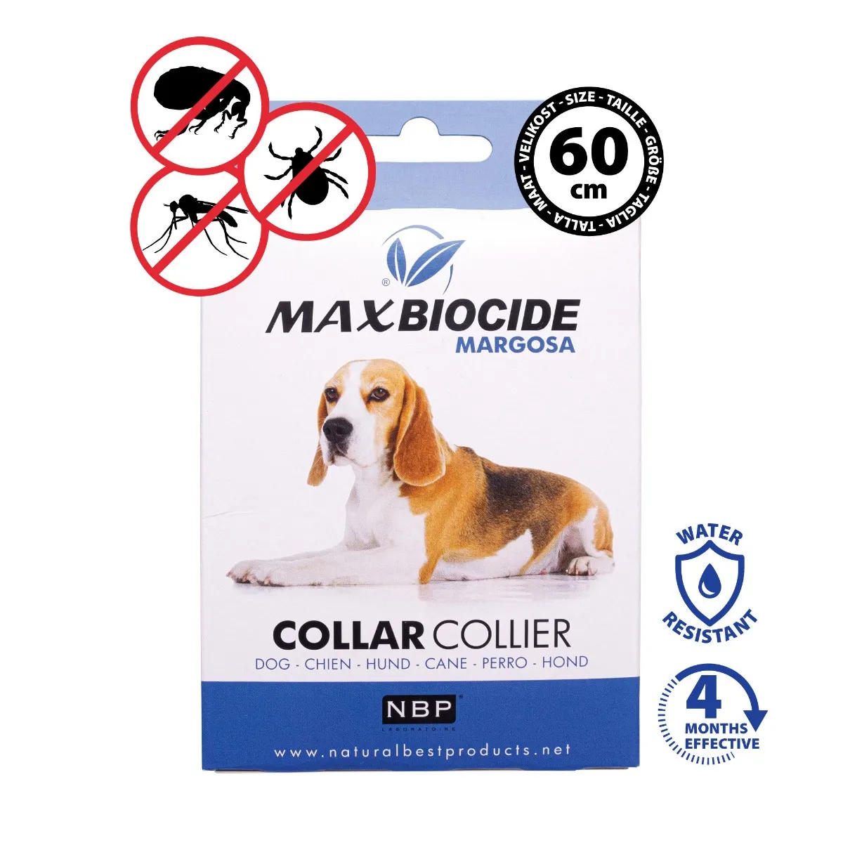 Max Biocide Dog Collar Obojek pro psy 60 cm 1 ks