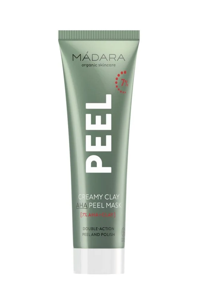 MÁDARA PEEL Krémová jílová peelingová maska s AHA kyselinami 60 ml