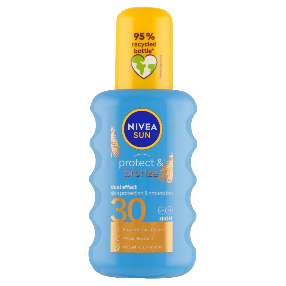 Nivea SUN Protect&Bronze OF30 intenzivní sprej na opalování 200 ml