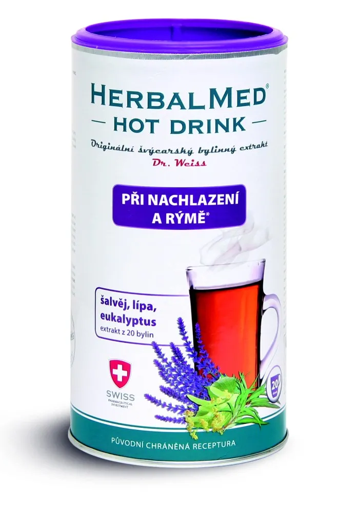 Dr. Weiss HerbalMed Hot Drink dýchací cesty a imunita 180 g