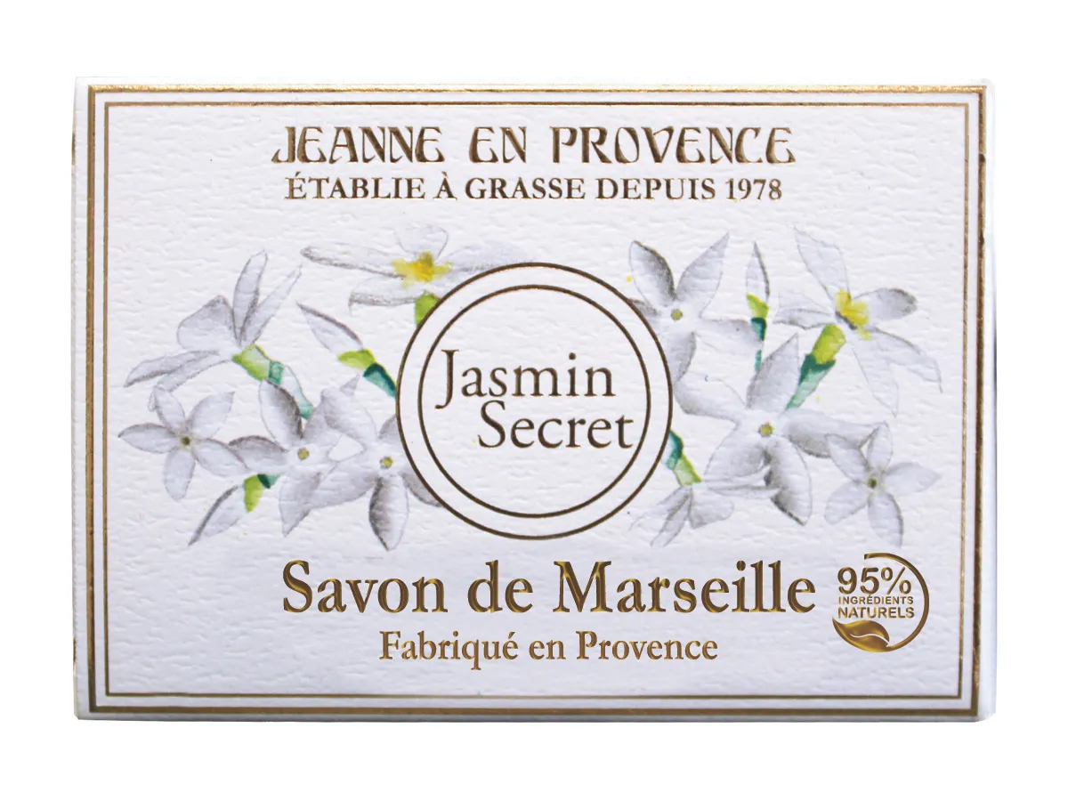Jeanne en Provence Luxusní mýdlo Tajemství jasmínu 100 g