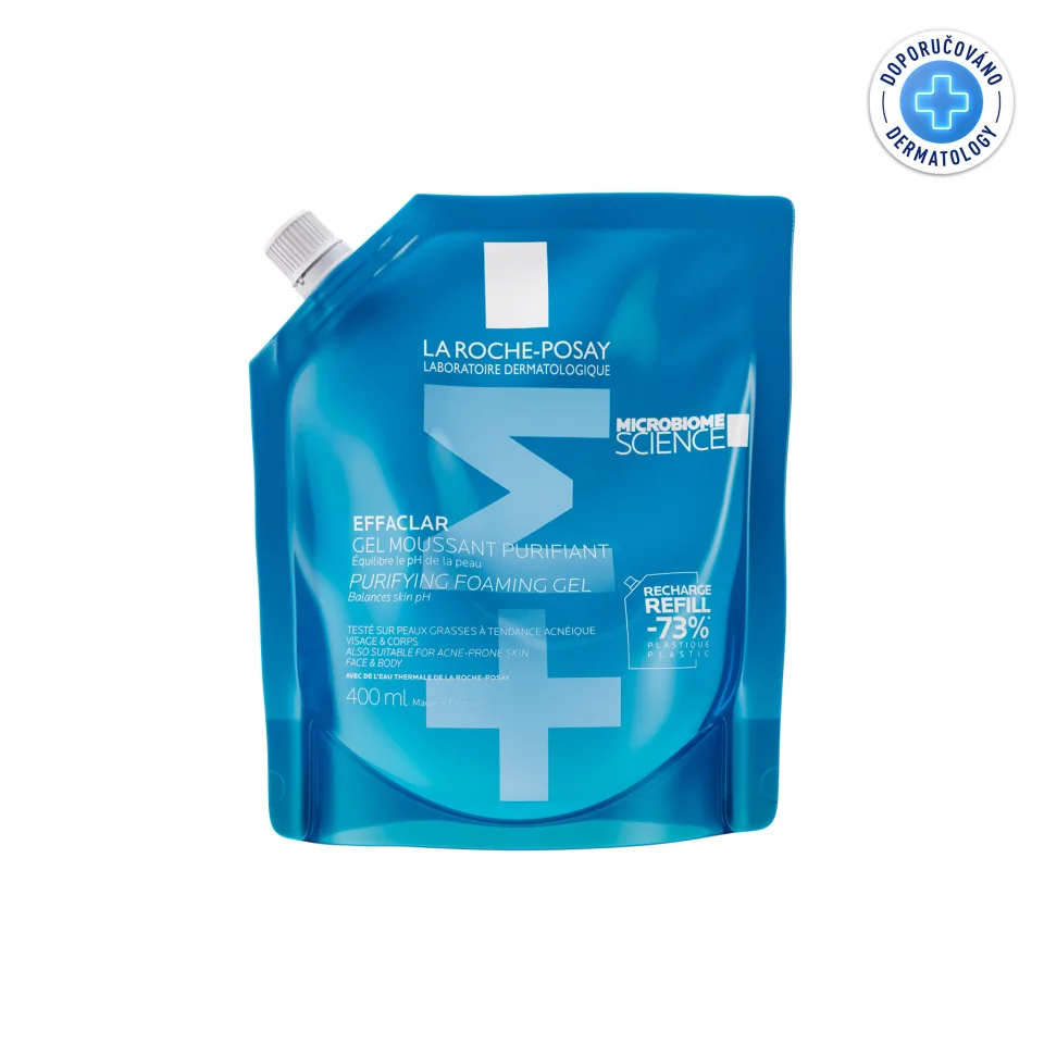 La Roche-Posay Effaclar čisticí pěnivý gel – refill 400 ml