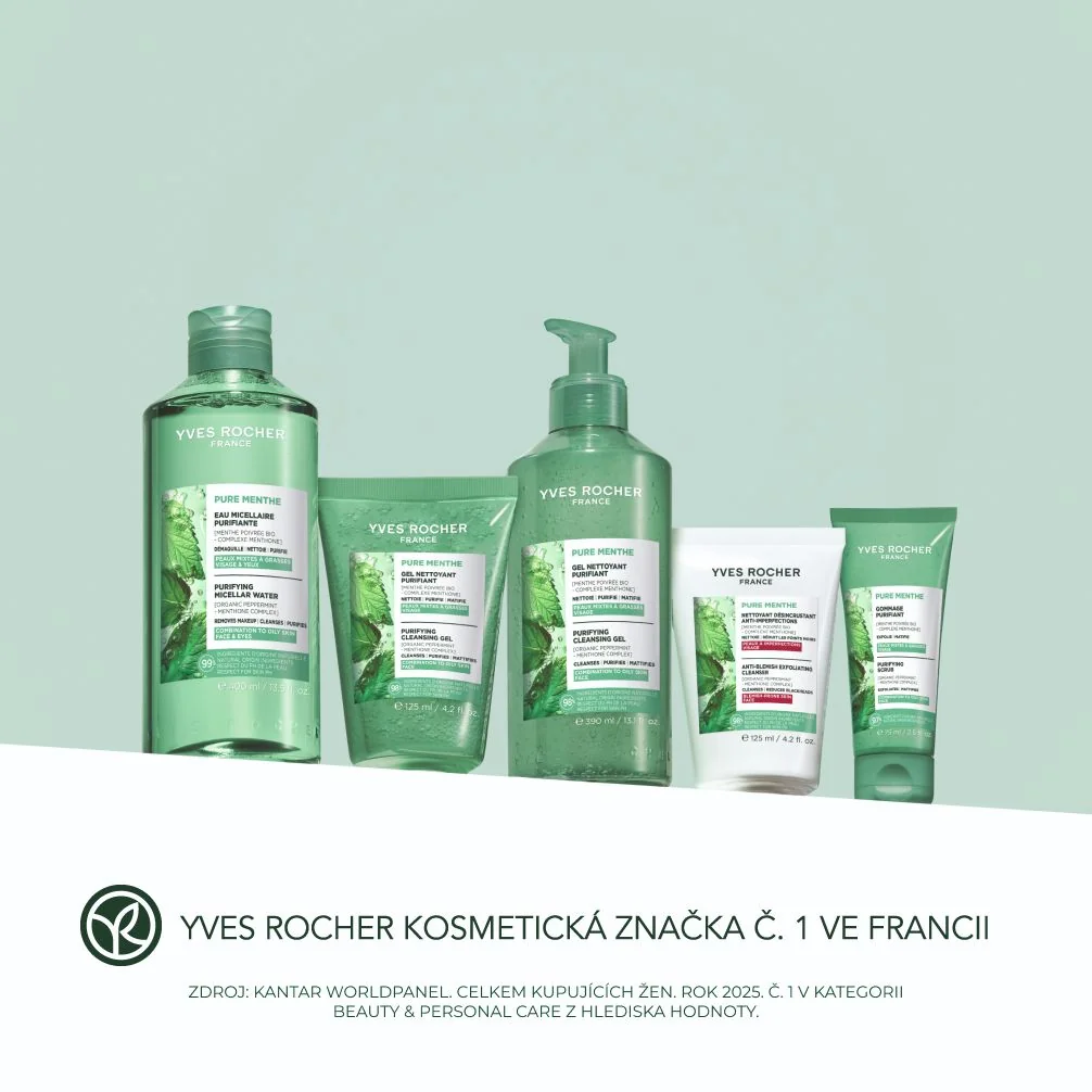 Yves Rocher Pure Menthe Hloubkově čisticí gel 390 ml