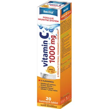 REVITAL Vitamin C 1000mg 20 šumivých tablet 