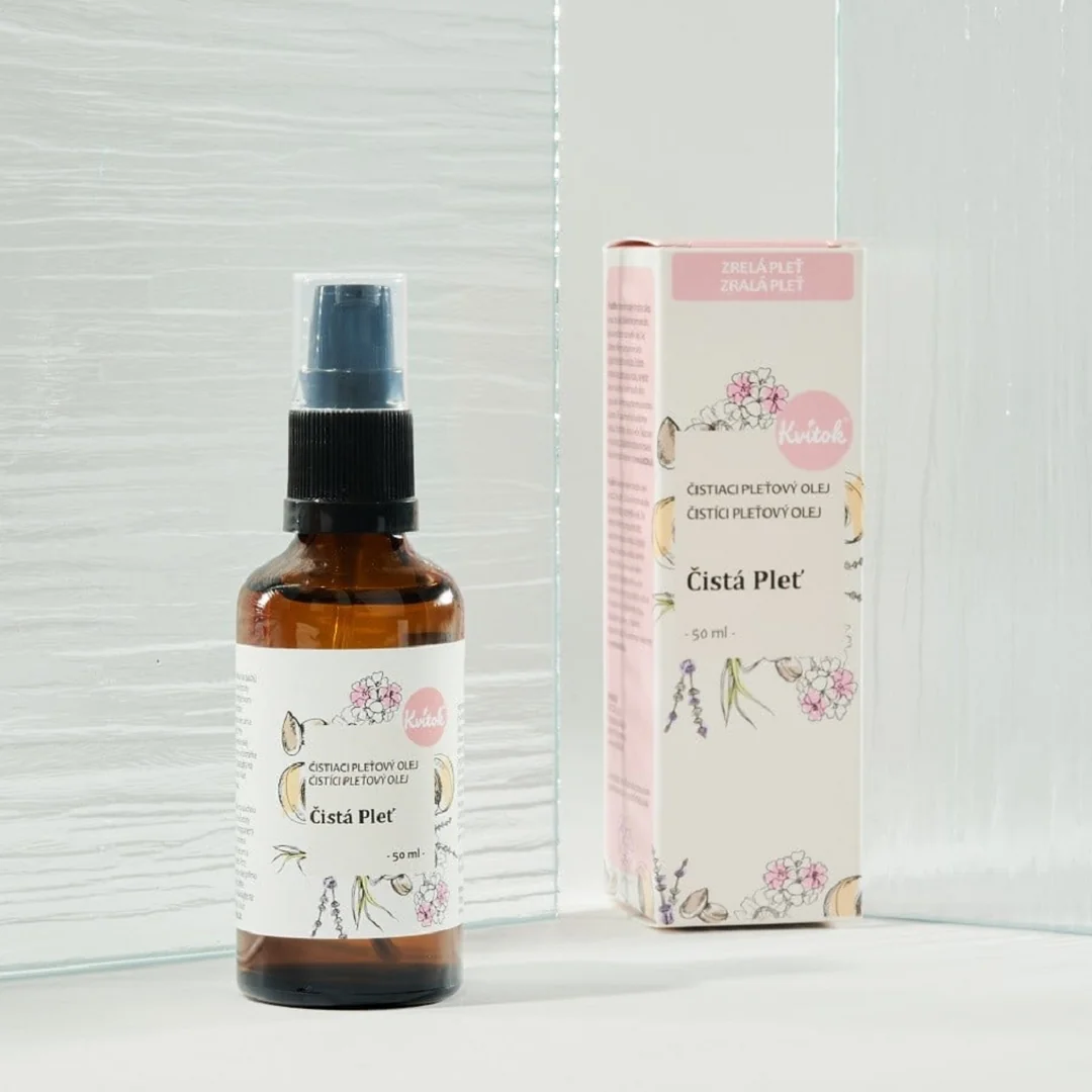 Kvitok Čisticí olej Čistá pleť pro zralou pokožku (50 ml)