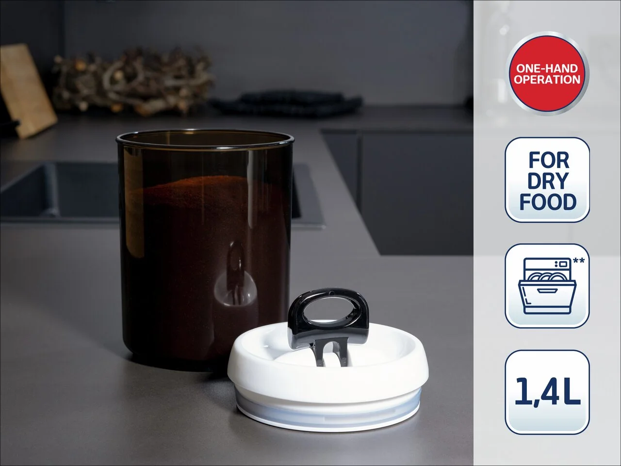 Leifheit FRESH & EASY dóza na kávu 1,4 l