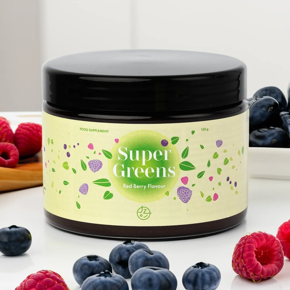 Jíme zdravě Super Greens Komplex s příchutí lesní směs 150 g