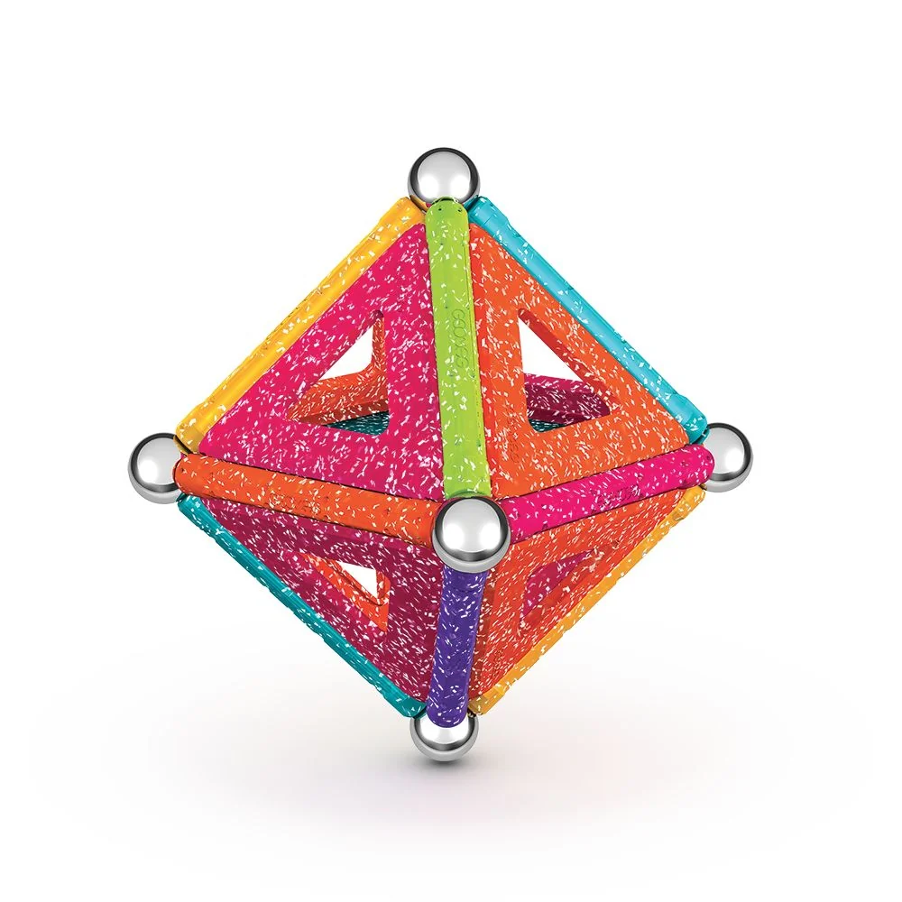 Geomag Glitter magnetická stavebnice 35 dílků