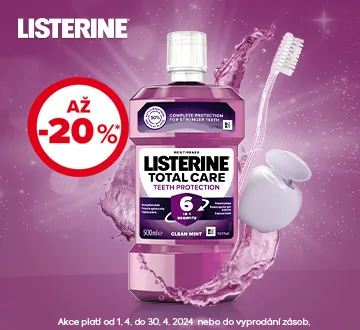 Listerine až 20% (duben 2024)