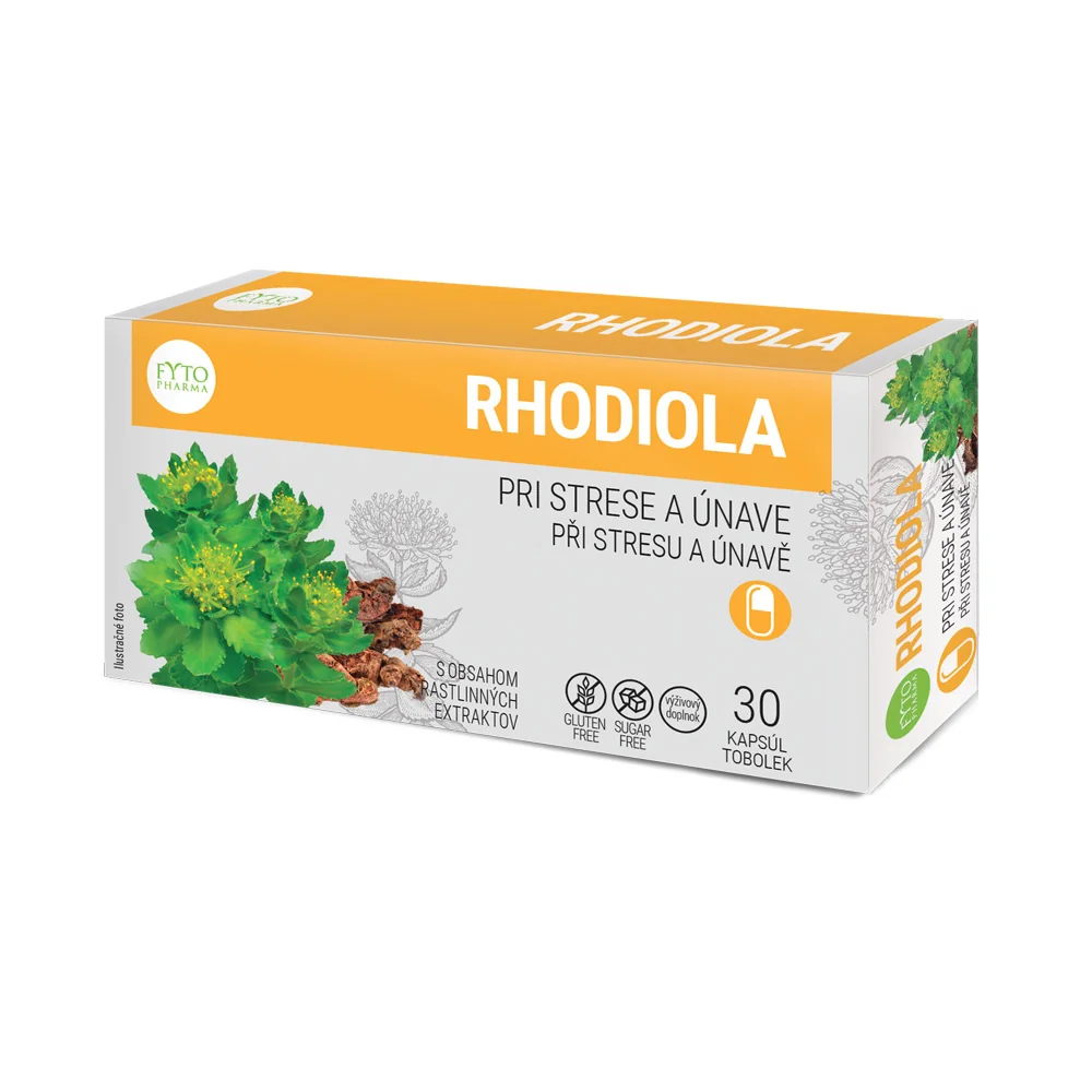 Fytopharma Rhodiola tobolky při stresu 30 ks