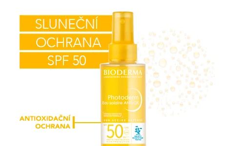 Sluneční ochrana – BIODERMA Photoderm Opalovací voda SPF50 200 ml Sluneční ochrana – BIODERMA Photoderm Opalovací voda SPF50 200 ml