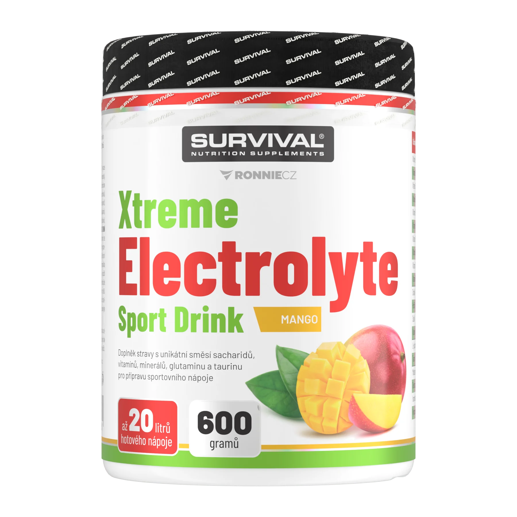 Survival Xtreme Electrolyte Sport Drink 600 g mango