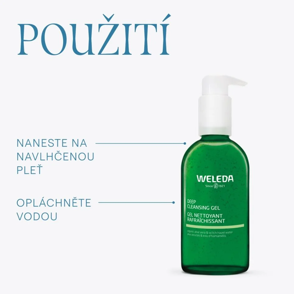 Weleda Hloubkově čisticí gel BIO 150 ml