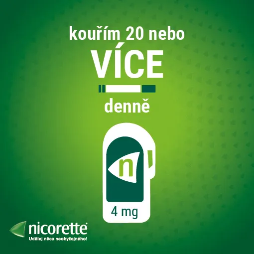 Nicorette Mint 4 mg 20 lisovaných pastilek