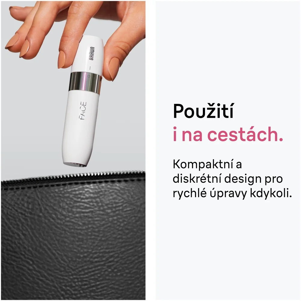 Braun FS1000 mini odstraňovač chloupků bílý
