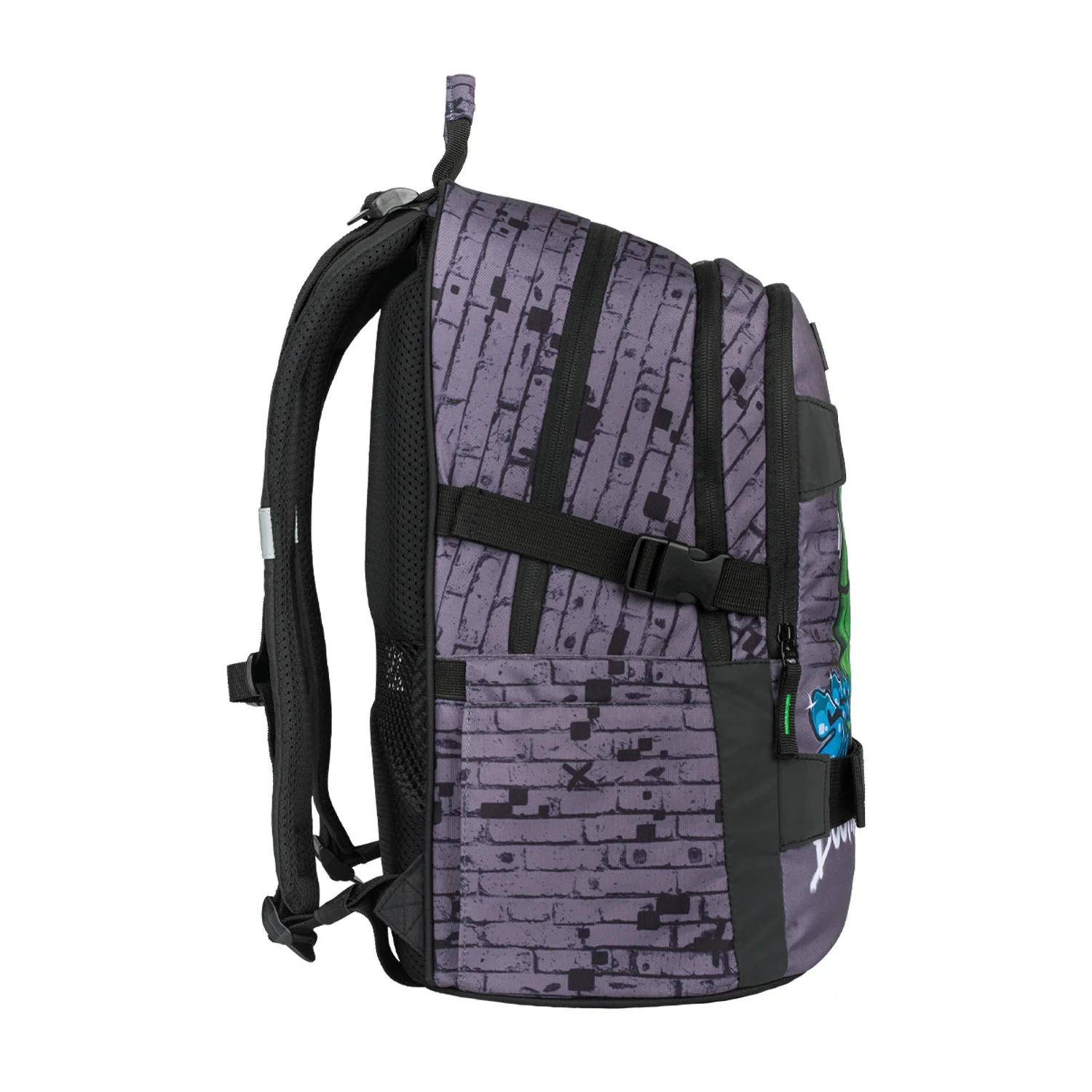 Baagl SET 3 Skate Minecraft TNT: Batoh, Etue, Sáček
