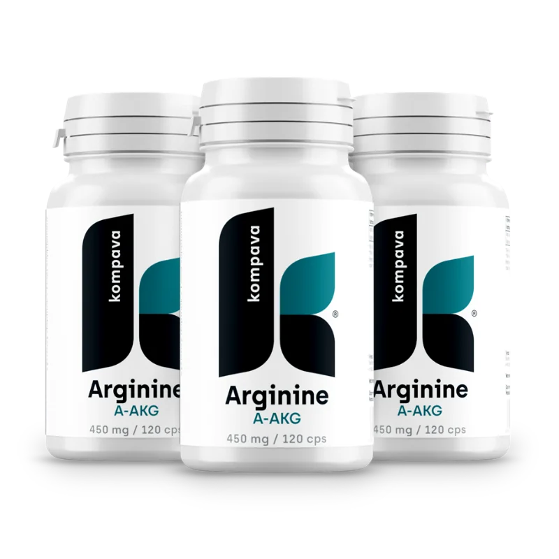 KOMPAVA A-AKG arginin 450 mg / 120 kapslí