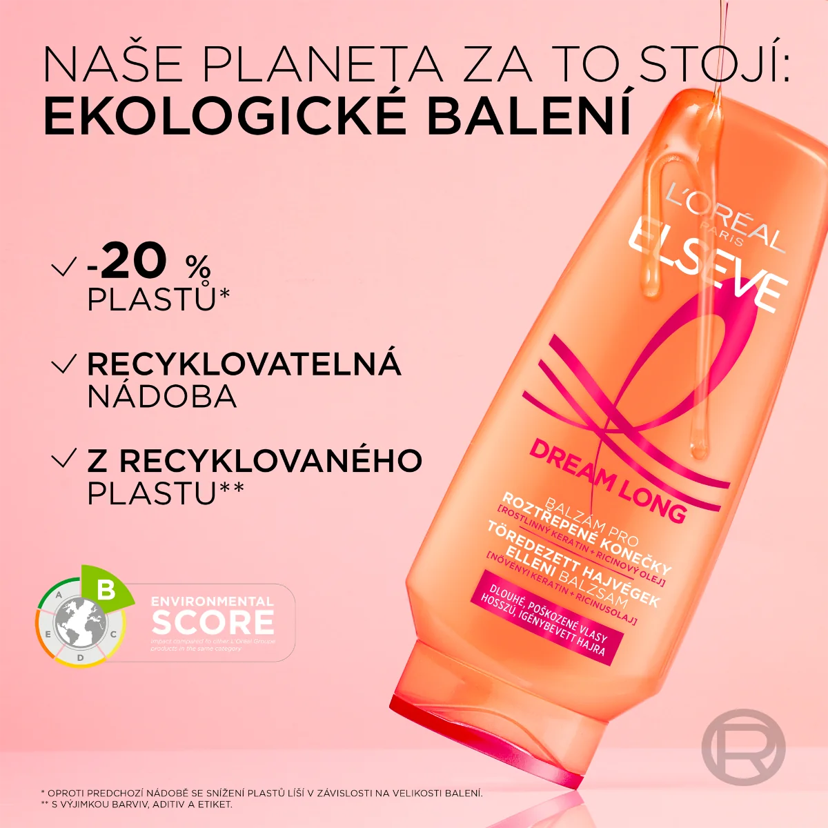 Loréal Paris Elseve Dream Long balzám pro snadné rozčesávání 200 ml
