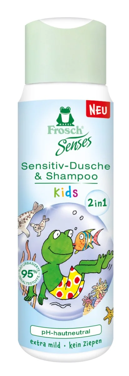 Frosch Senses Sprchový gel a šampon pro děti EKO 300 ml