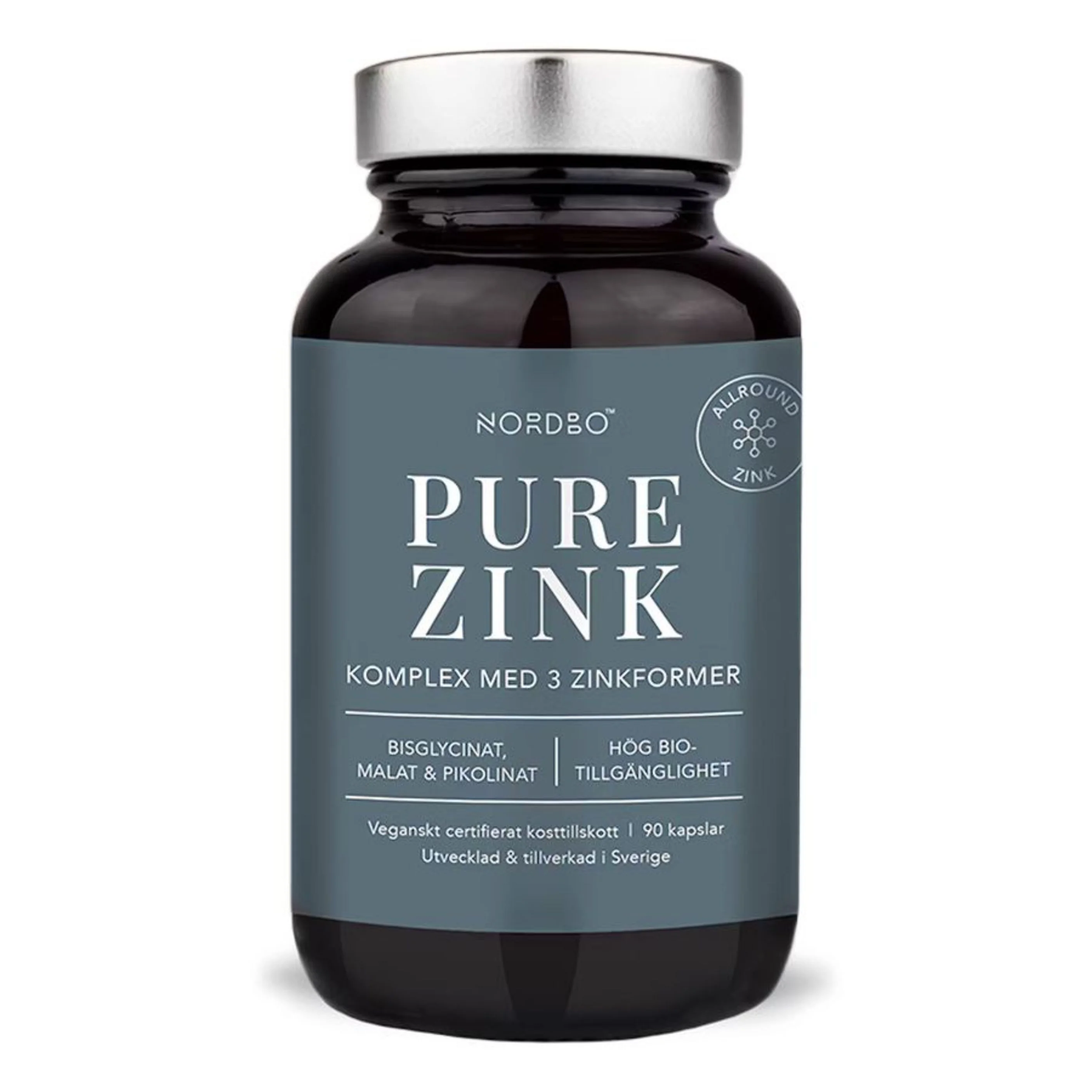 Nordbo Pure Zink 90 kapslí