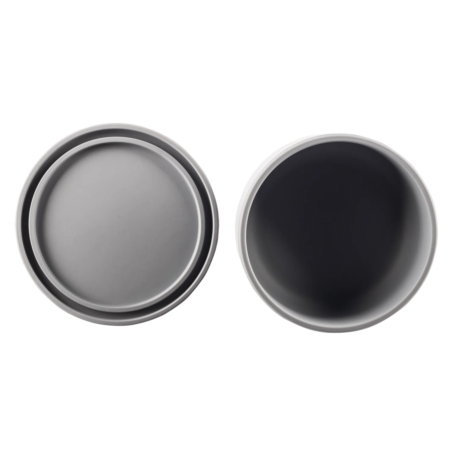 Zopa Silikonová miska s víčkem, Dove Grey 1