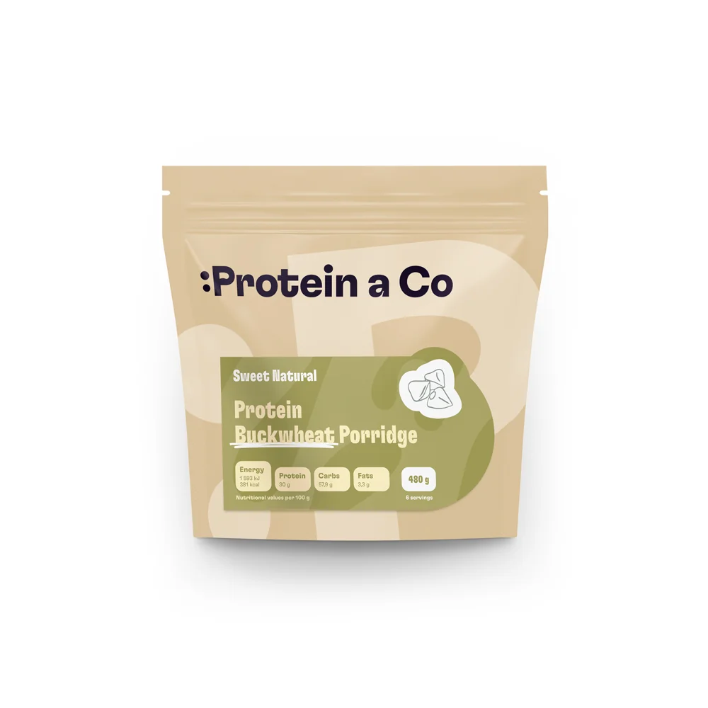Protein a Co Proteinová pohanková kaše 480 g Sweet natural