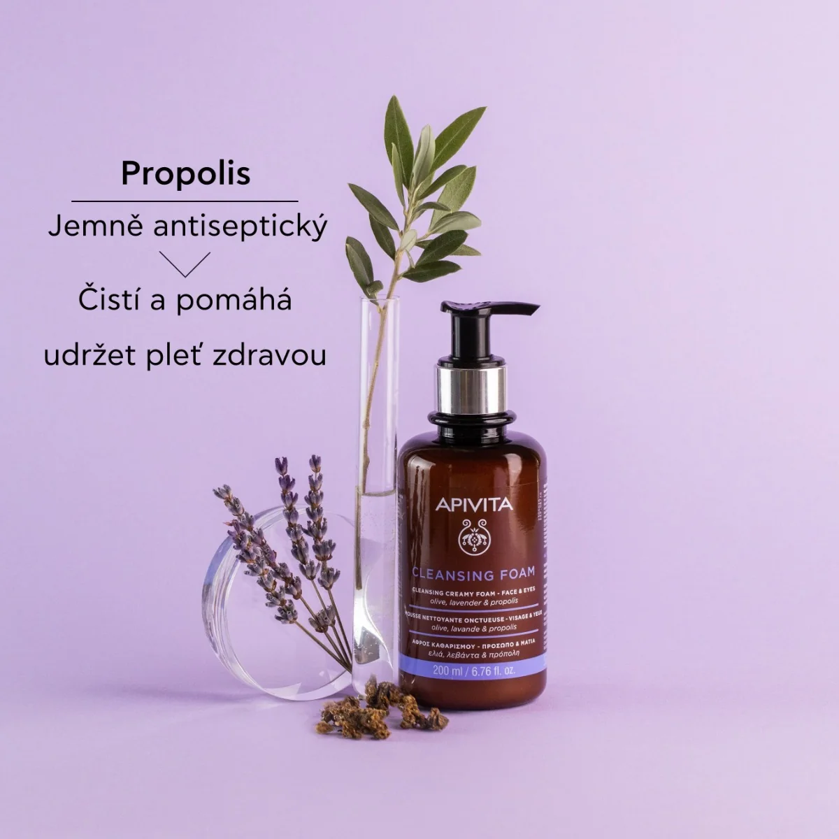 APIVITA Cleansing Foam čisticí krémová pěna 10x28 ml