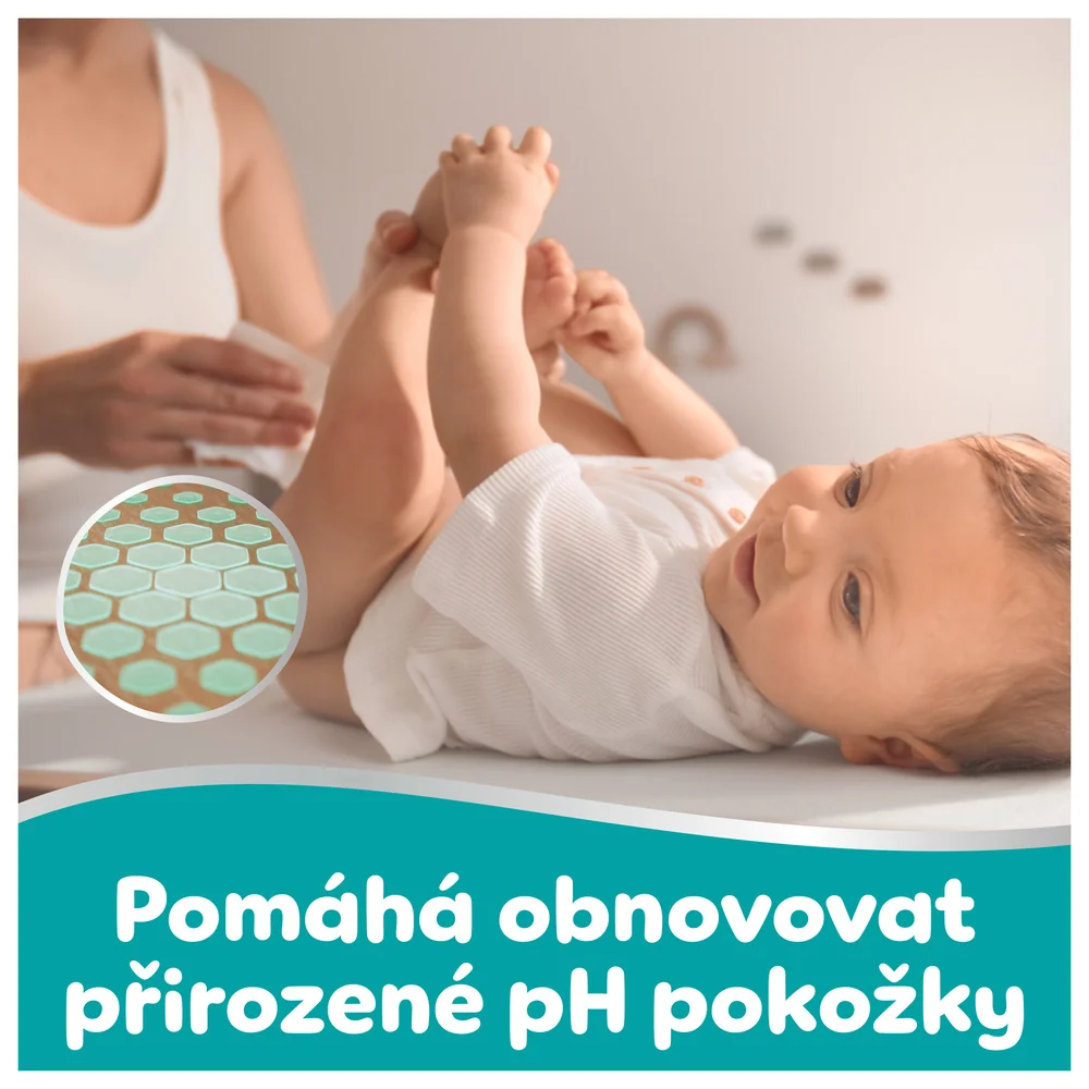Pampers 99 % Water dětské čisticí ubrousky 12x60 ks