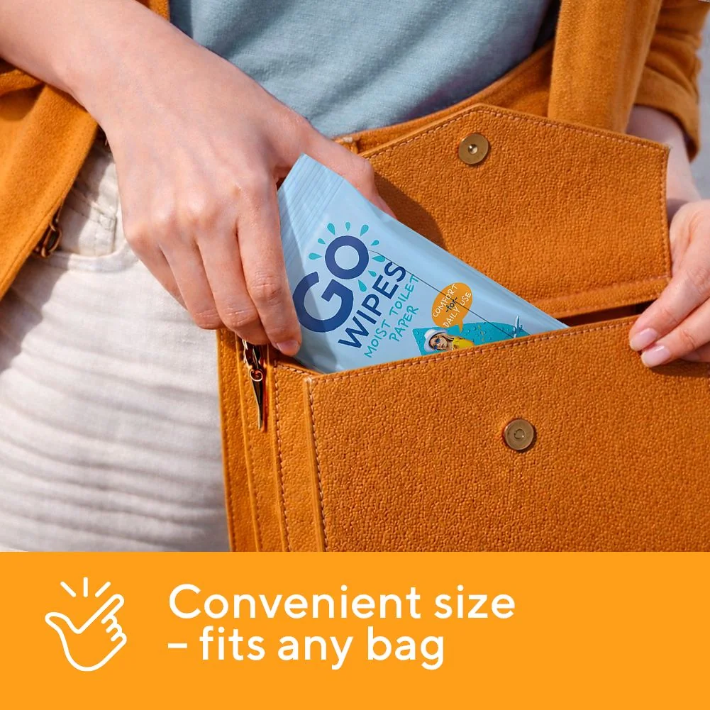 GoWipes Vlhčený toaletní papír Comfort Plastic Free 10 ks