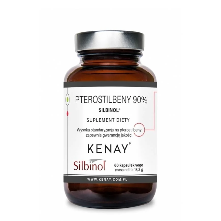Kenay Pterostilbeny 90% silbinol 60 kapslí
