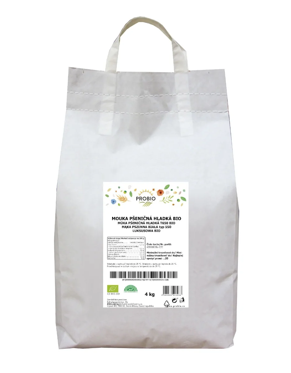 PROBIO Gastro Mouka pšeničná hladká BIO 4 kg