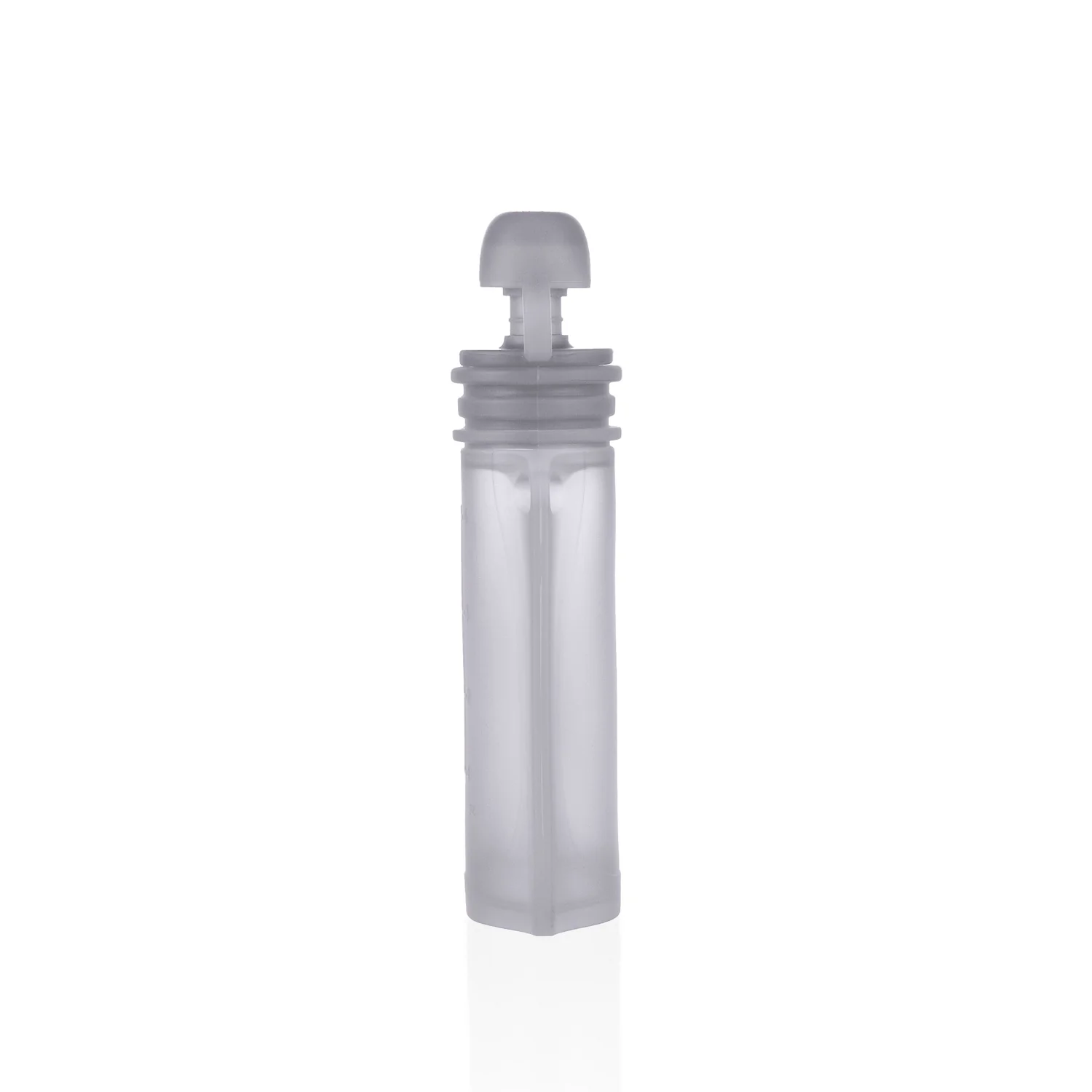 Zopa Silikonová plnitelná kapsička na dětskou stravu, Transparent Grey 3