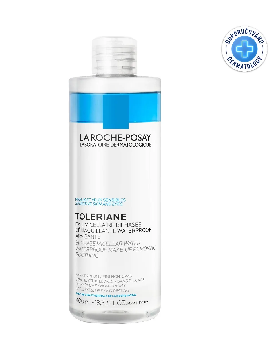 La Roche-Posay Tolériane dvoufázová micelární voda s olejem 400 ml
