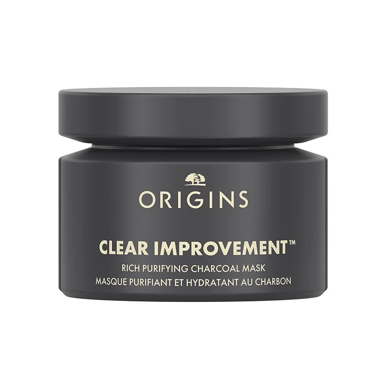 Origins Clear Improvement Rich Purifying Charcoal Mask čisticí maska 75 ml