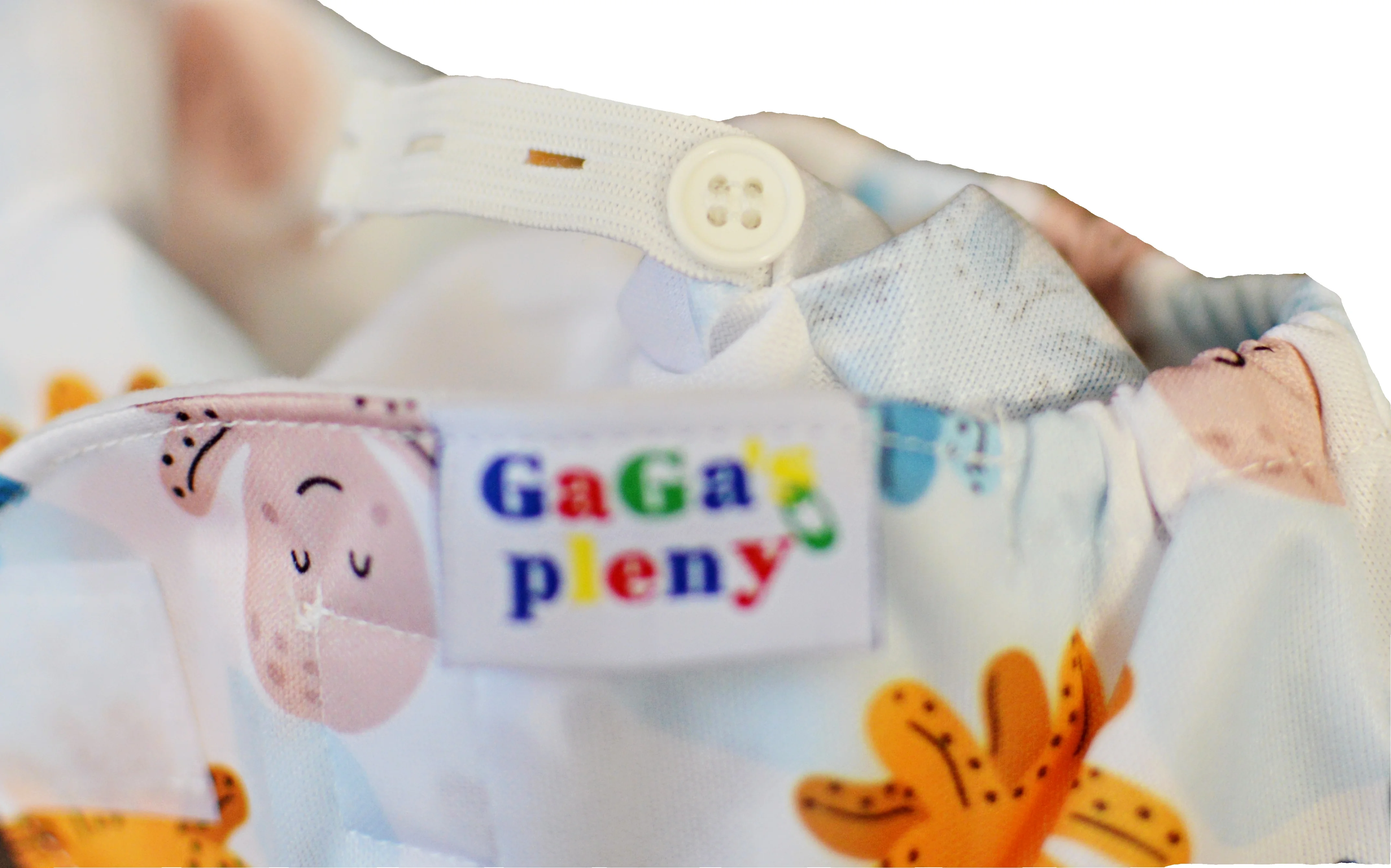 GaGa's pleny Látková plena AIO Chobotničky na suchý zip