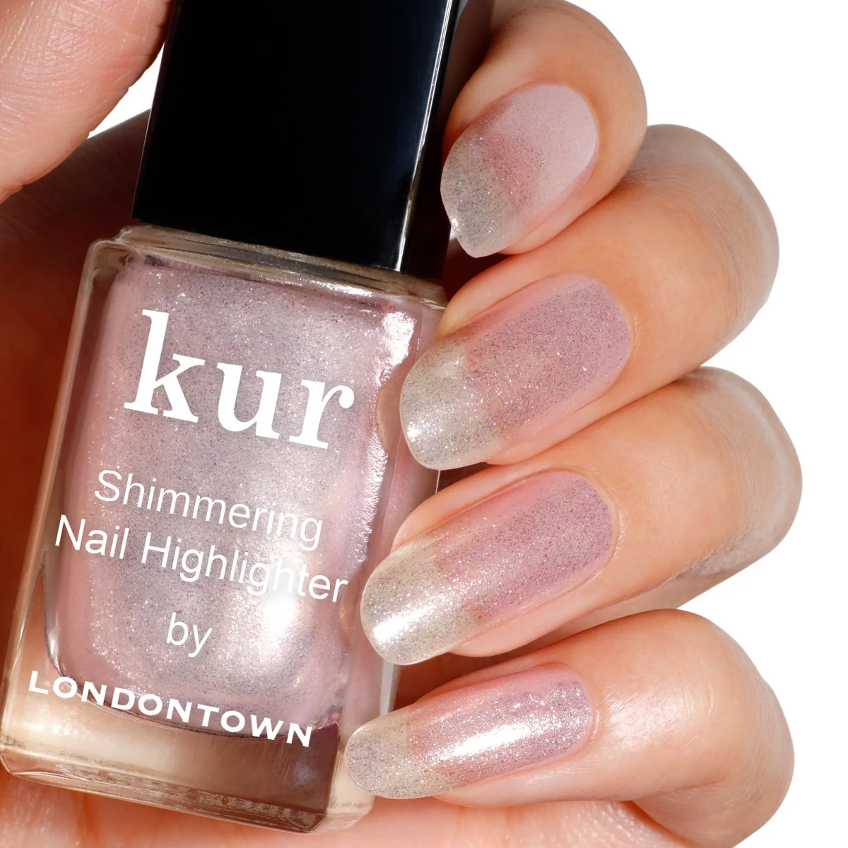 Londontown kur Shimmering Nail Highlighter Sunkissed lak a péče na nehty 12 ml