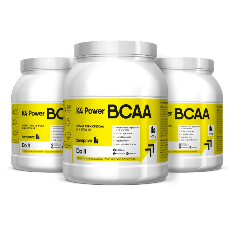 KOMPAVA K4 Power BCAA 400 g/36 porcí, kiwi