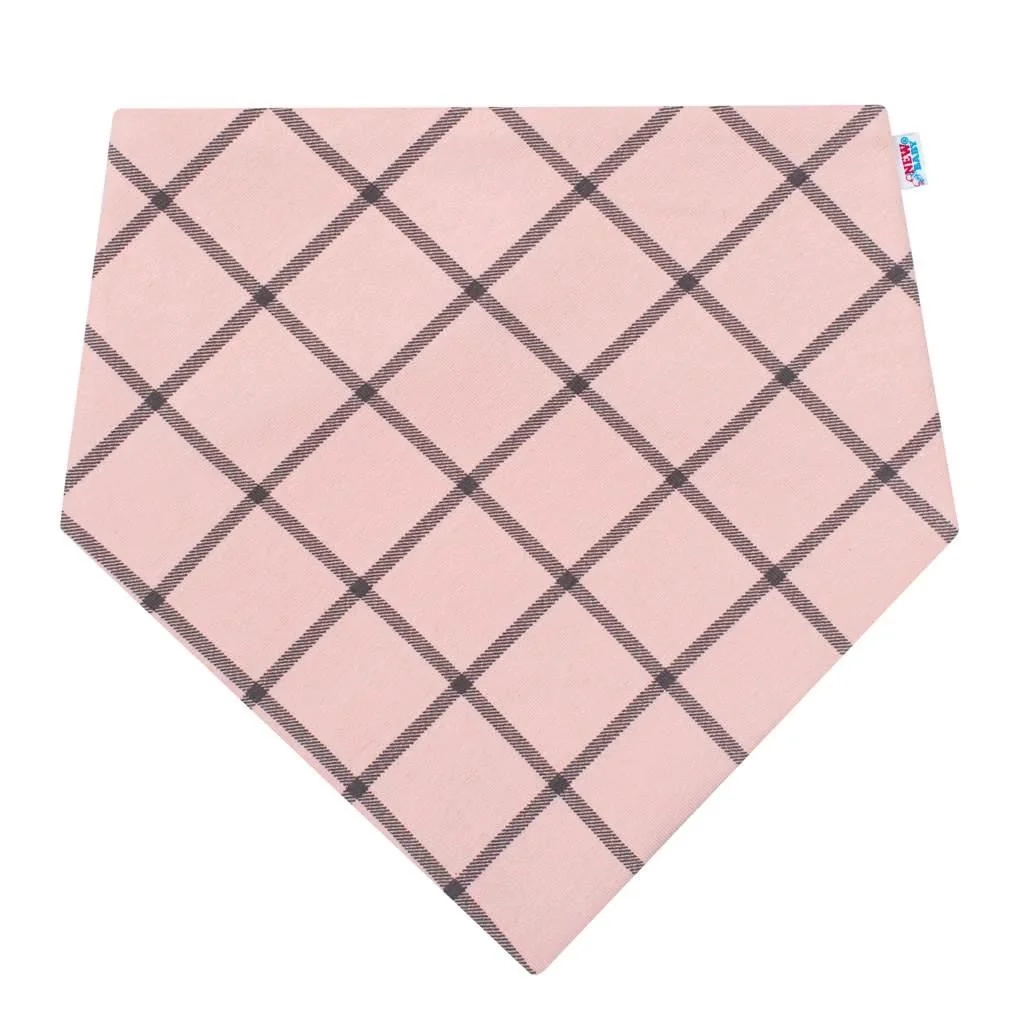 New Baby Kojenecká čepička s šátkem na krk  Missy růžová, vel. 86 (12-18m)