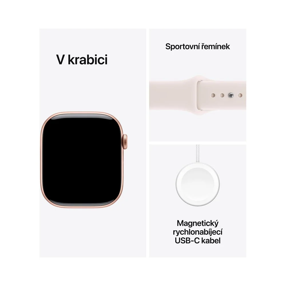 Apple Watch 11 46 mm sportovní řemínek M/L chytré hodinky
