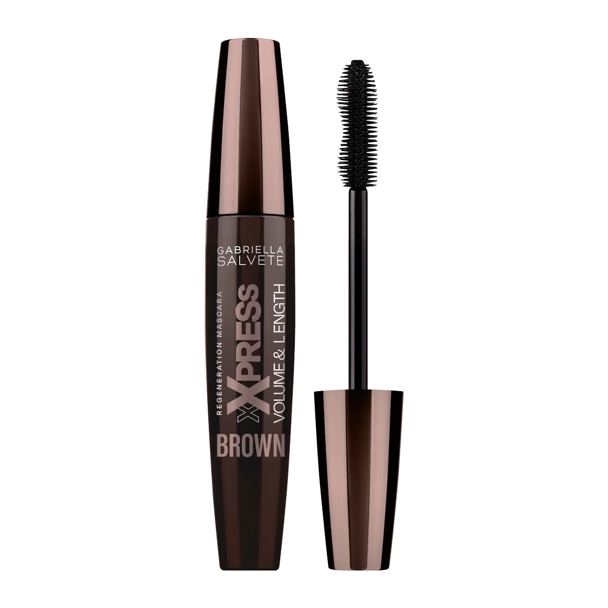 Gabriella Salvete Xxpress Brown hnědá řasenka 10 ml