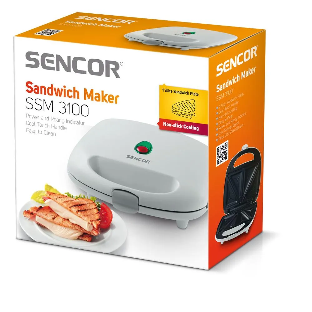 SENCOR SSM 3100 sendvičovač bílý