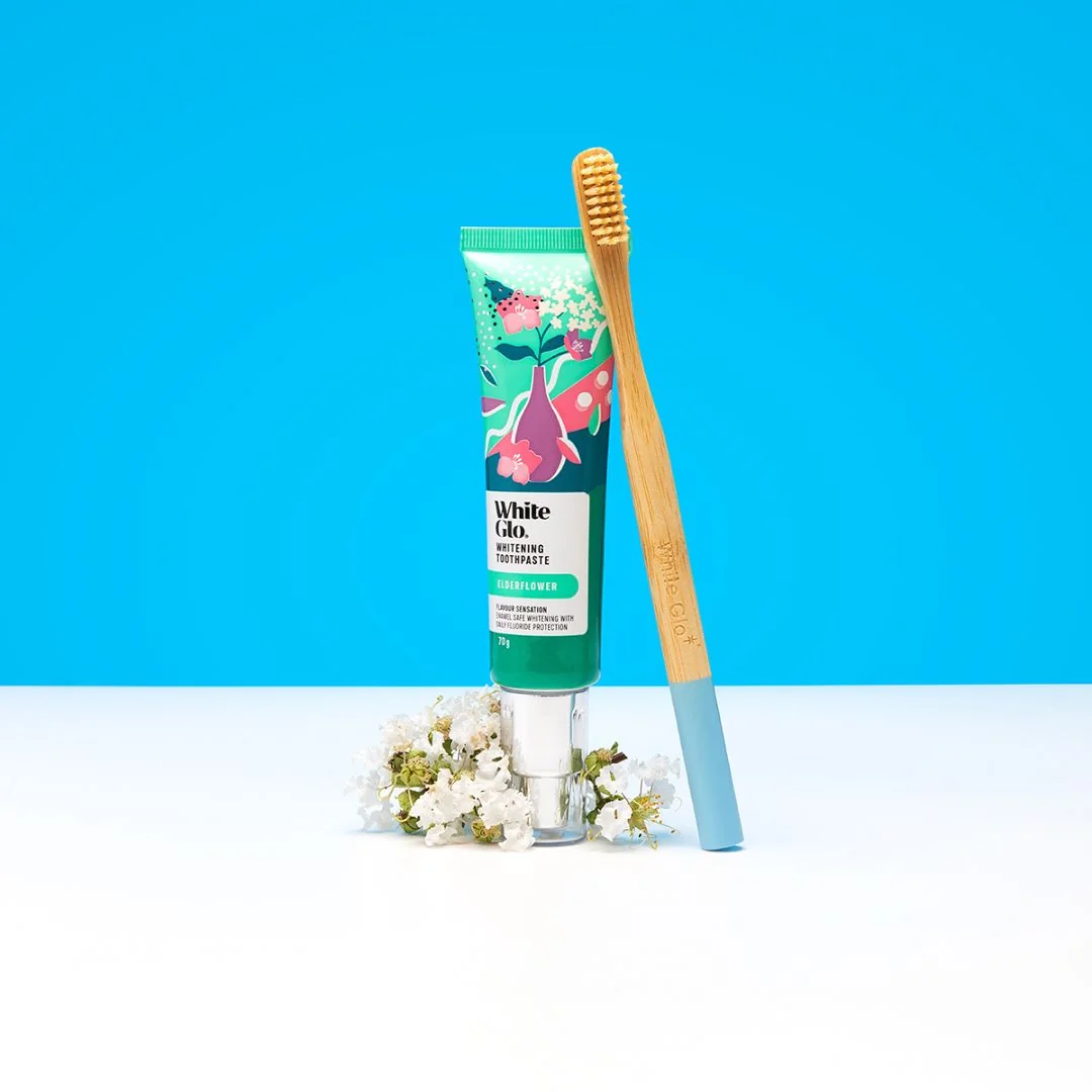 White Glo Zubní pasta Elderflower 70 g