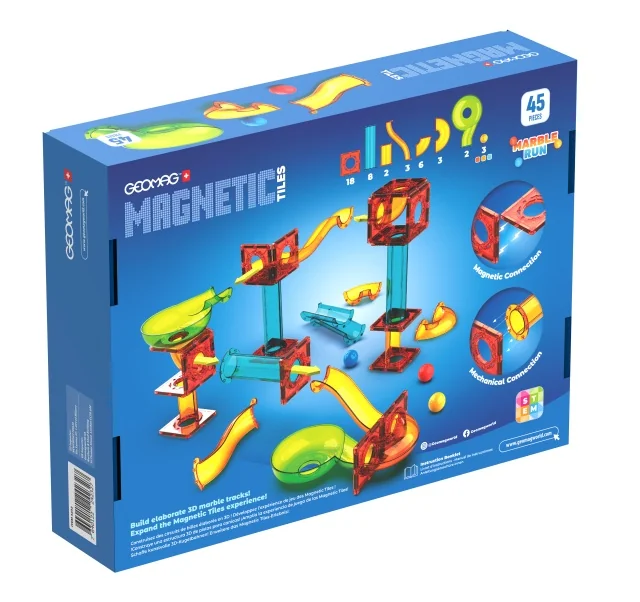 Geomag Kuličkodráha magnetická stavebnice 45 dílků