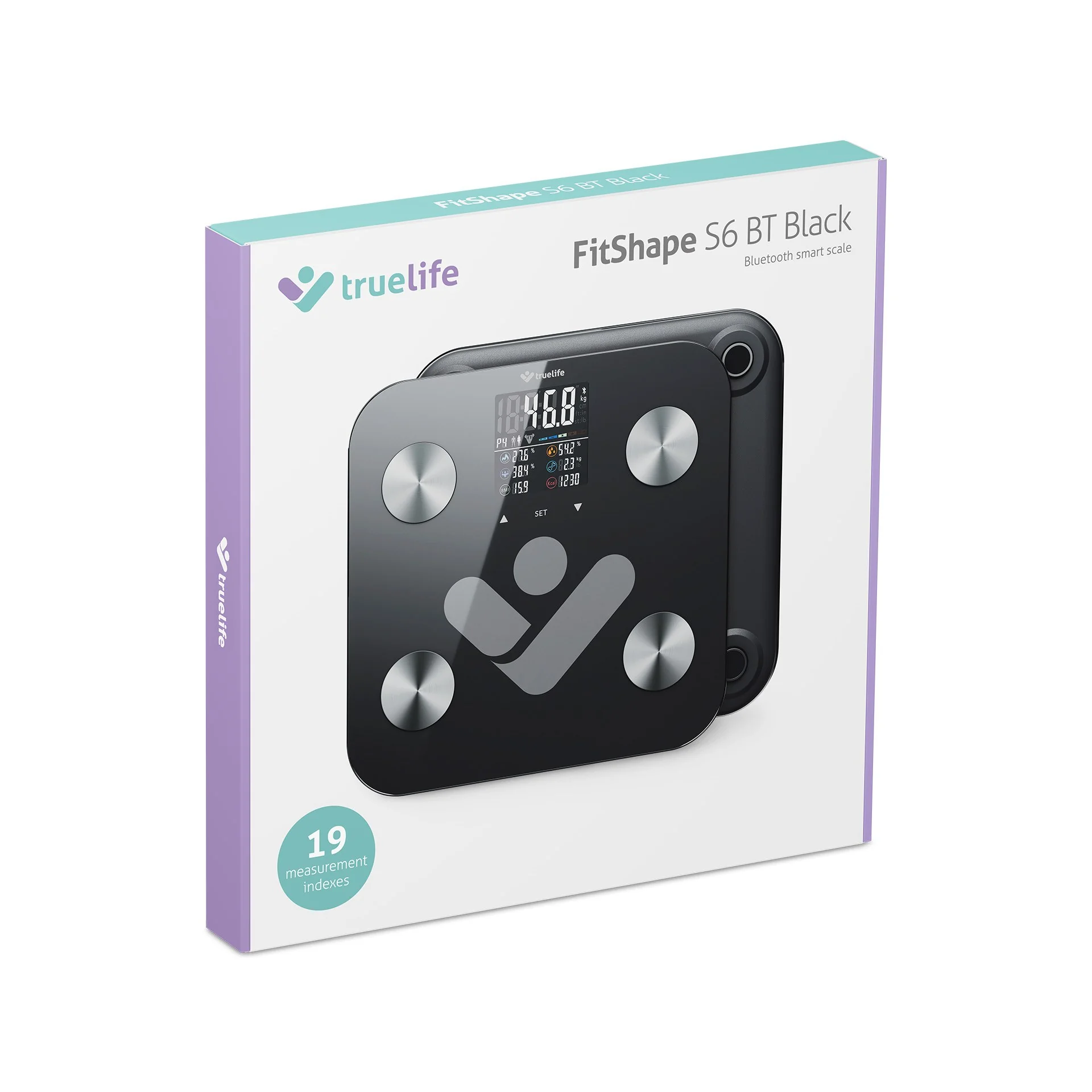 Truelife FitShape S6 BT osobní váha černá